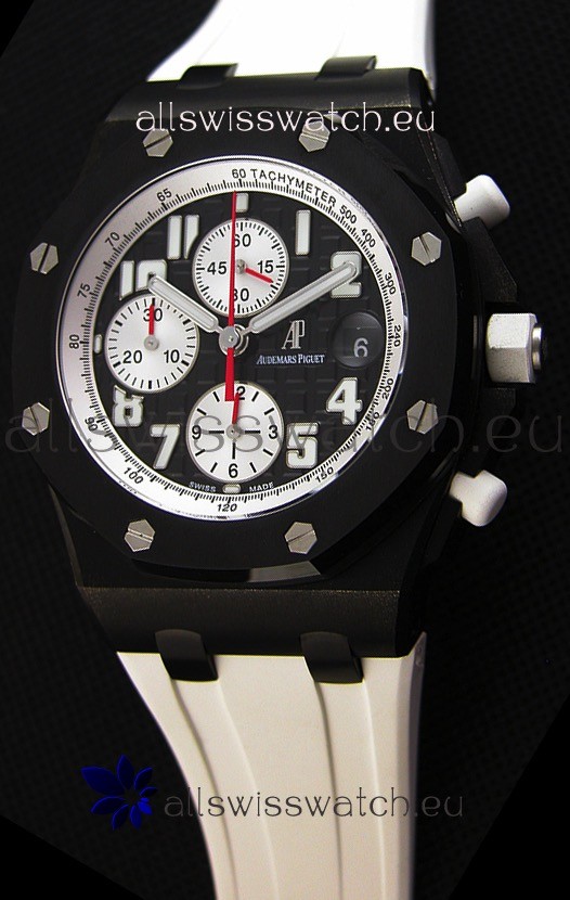 IMG_9085 Audemars Piguet Royal Oak Offshore Black & White Marcus Edition 1:1 Mirror Replica 2