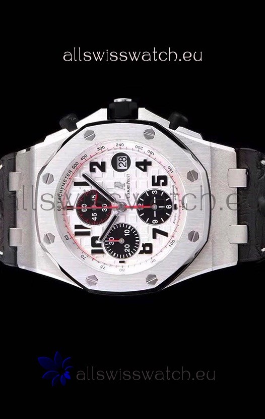 IMG_9085 Audemars Piguet Royal Oak Offshore Chronograph Panda - 1:1 Mirror Ultimate Edition - Updated Version with 3126 Movement Replica 2