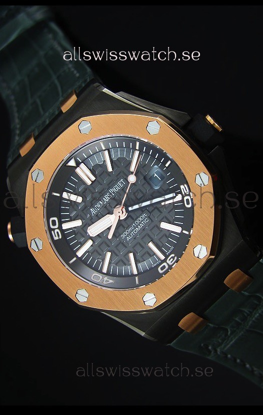 IMG_9085 Audemars Piguet Royal Oak Diver Ember Limited Edition 1:1 Mirror 3120 Movement Replica 2