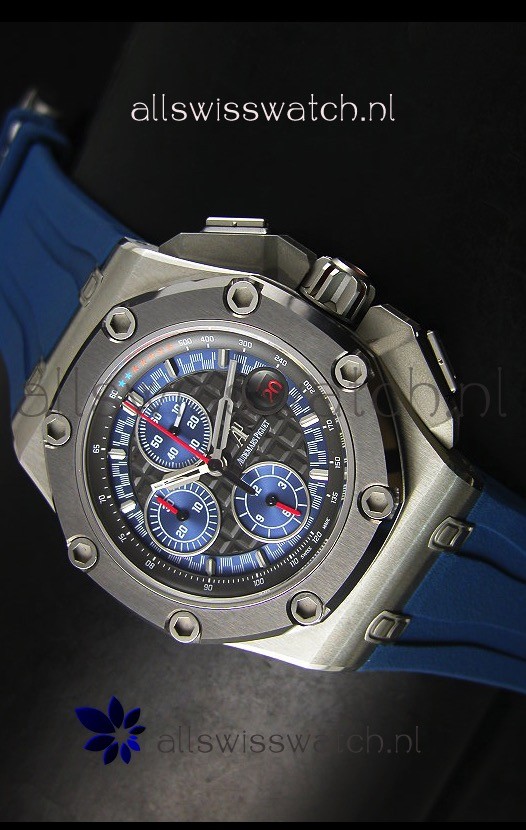IMG_9085 Audemars Piguet Royal Oak Offshore Michael Schumacher Titanium in Blue - Ultimate 1:1 3126 Movement Replica 2