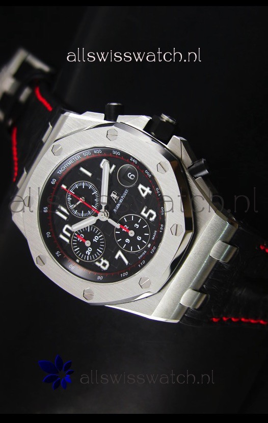 IMG_9085 Audemars Piguet Royal Oak Offshore Black Themes Ultimate 1:1 3126 Movement Replica 2