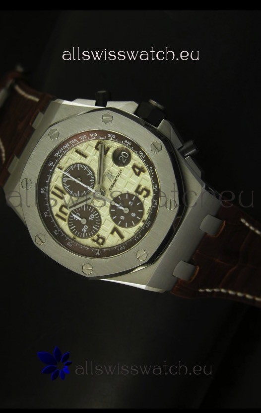 IMG_9085 Audemars Piguet Royal Oak Offshore White Safari Edition - 1:1 Mirror Replica 2