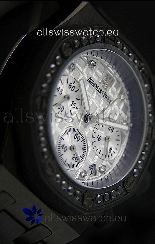 IMG_9085 Audemars Piguet Royal Oak Offshore Lady Alinghi in White Dial Replica 2