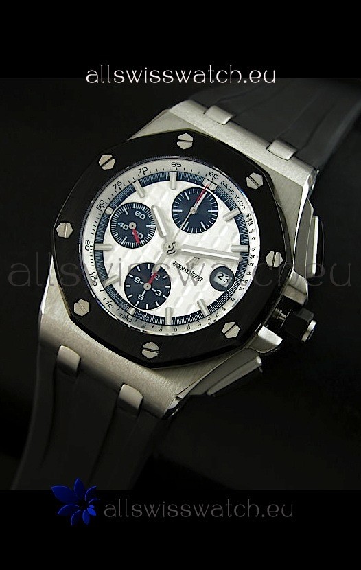 IMG_9085 Audemars Piguet Royal Oak Offshore- White Dial Replica 2