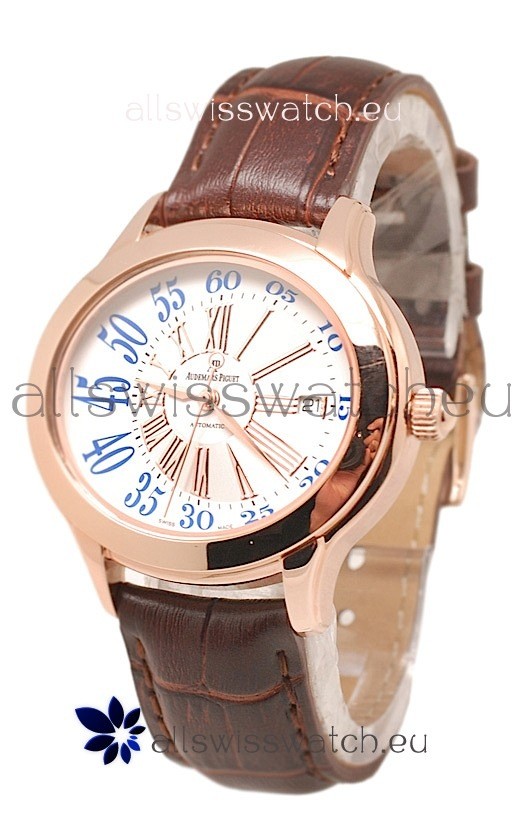 IMG_9085 Audemars Piguet Millenary Hour and Minute Swiss Rose Gold Replica 2