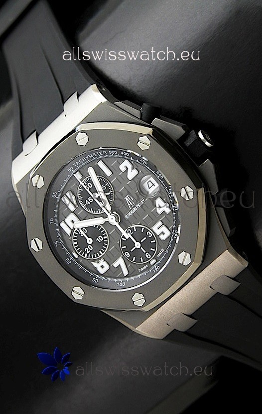 IMG_9085 Audemars Piguet Chronopassion Titanium - Secs hands at 12 O'Clock Replica 2