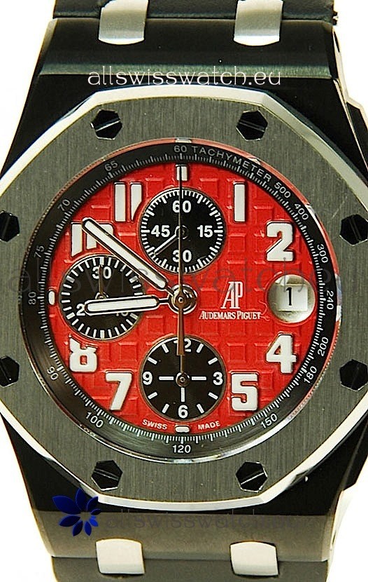 IMG_9085 Audemars Piguet Royal Oak Offshore Limited Edition Singapore GP 2008 Swiss Chronograph Replica 2