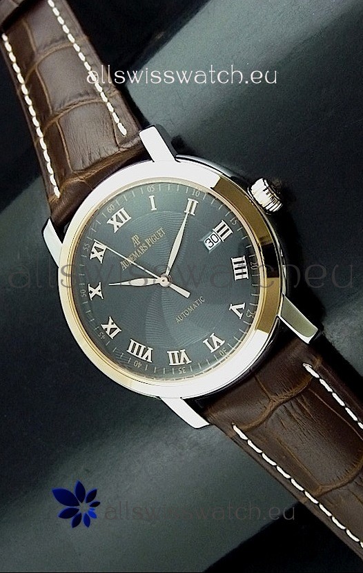 IMG_9085 Audemars Piguet Jules Audemars in Black Dial Replica 2