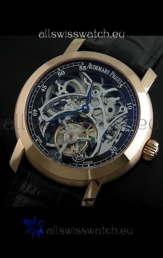 IMG_9085 Audemars Piguet Jules Audemars Tourbillon in Pink Gold Replica 2