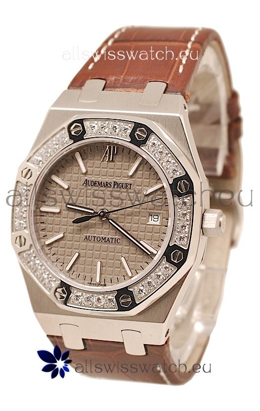 IMG_9085 Audemars Piguet Royal Oak Steel in Grey Dial Replica 2