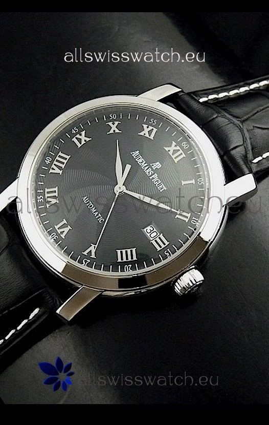 IMG_9085 Audemars Piguet Jules Audemars in Black Dial Replica 2