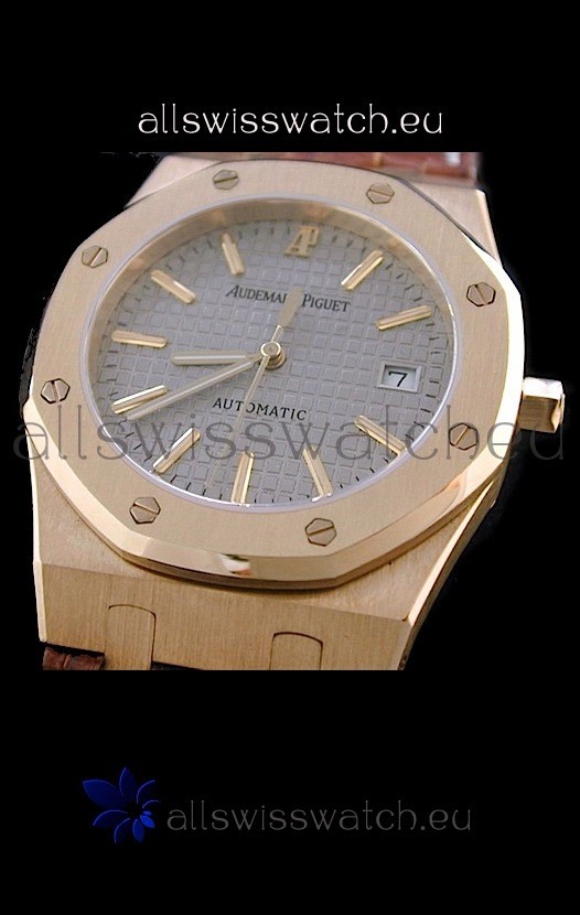 IMG_9085 Audemars Piguet Royal Oak in Grey Dial Replica 2