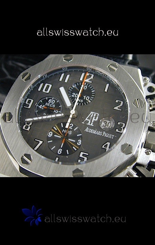 IMG_9085 Audemars Piguet Royal Oak in Black Dial - Secs hand 9 O Clock Replica 2