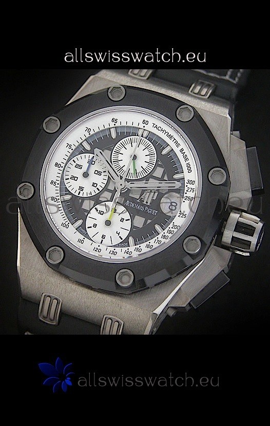 IMG_9085 Audemars Piguet Royal Oak Offshore Rubens Barrichello Titanium - Secs hand 12 O Clock Replica 2