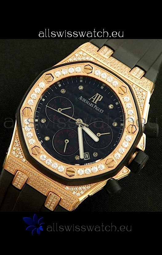 IMG_9085 Audemars Piguet Royal Oak Ladies Alinghi Limited Edition in Yellow Gold Replica 2