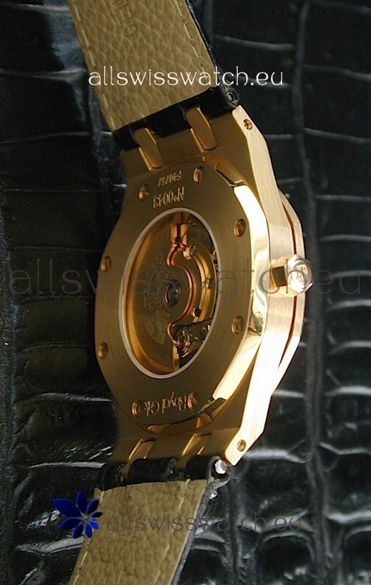 IMG_9085 Audemars Piguet Royal Oak in Black Dial Replica 2