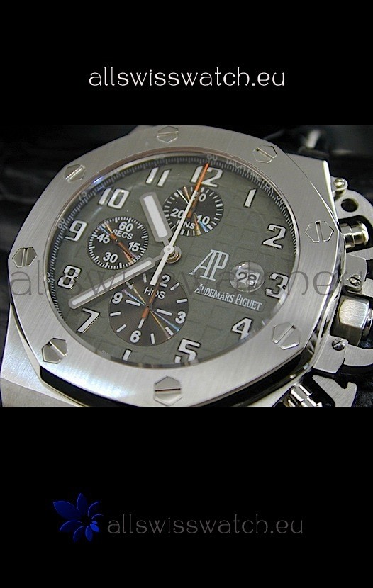 IMG_9085 Audemars Piguet Royal Oak in Grey Dial - Secs hand 9 O Clock Replica 2