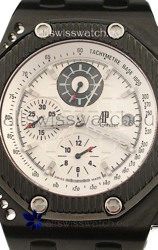 IMG_9085 Audemars Piguet Royal Oak Offshore Survivor Swiss Chronograph in White Replica 2