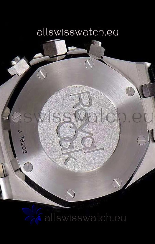 IMG_9085 Audemars Piguet Royal Oak Chronograph Black Dial 904L Steel 1:1 Mirror Replica 2