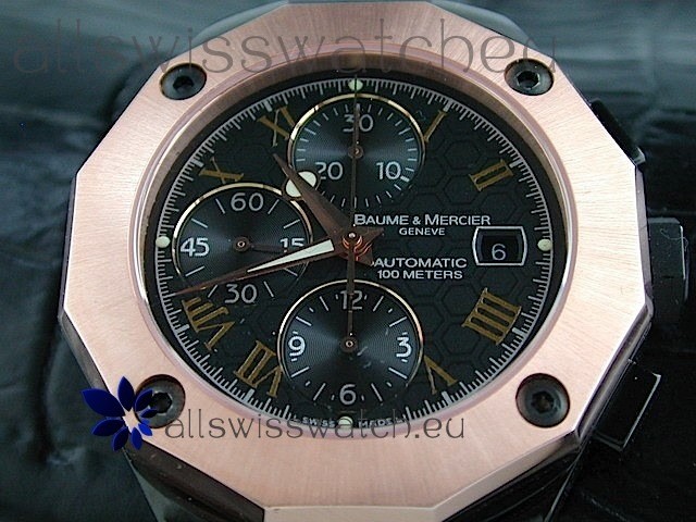 IMG_9085 Baume & Mercier Riveria in Black Dial Replica 2