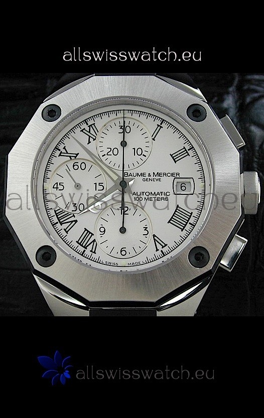 Baume & Mercier Riveria in White Dial Replica 2