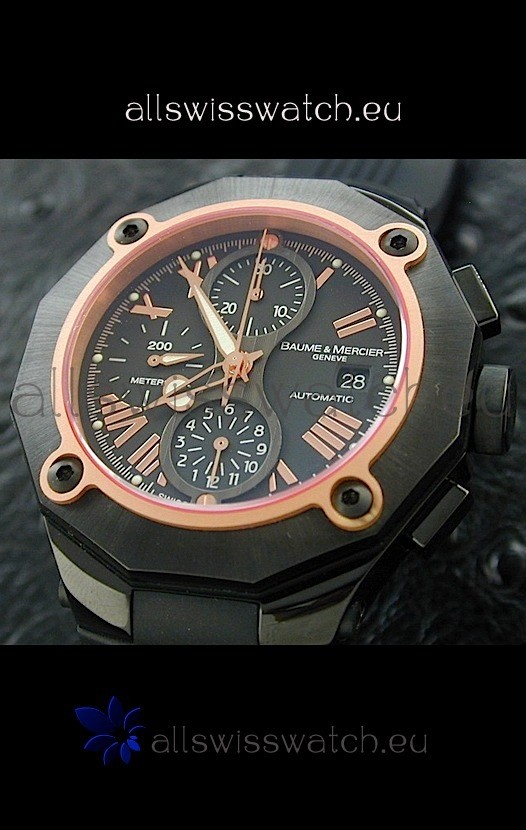 IMG_9085 Baume & Mercier Riveria in Black Dial Replica 2