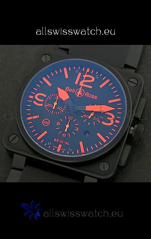 IMG_9085 Bell and Ross BR01-94 7750 in Red Markings Replica 2