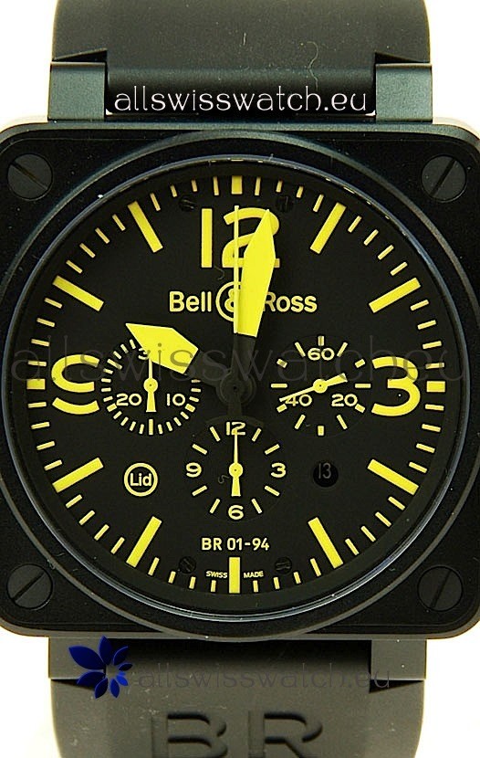 IMG_9085 Bell and Ross BR01-94 Edition Automatic in Yellow Markers Replica 2