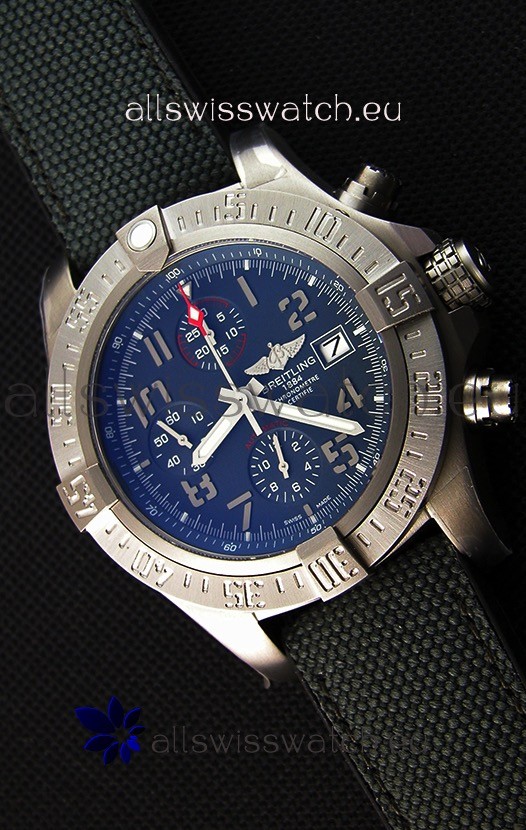 IMG_9085 Breitling Avenger BANDIT Titanium CaseBlack Dial 1:1 Mirror Replica 2