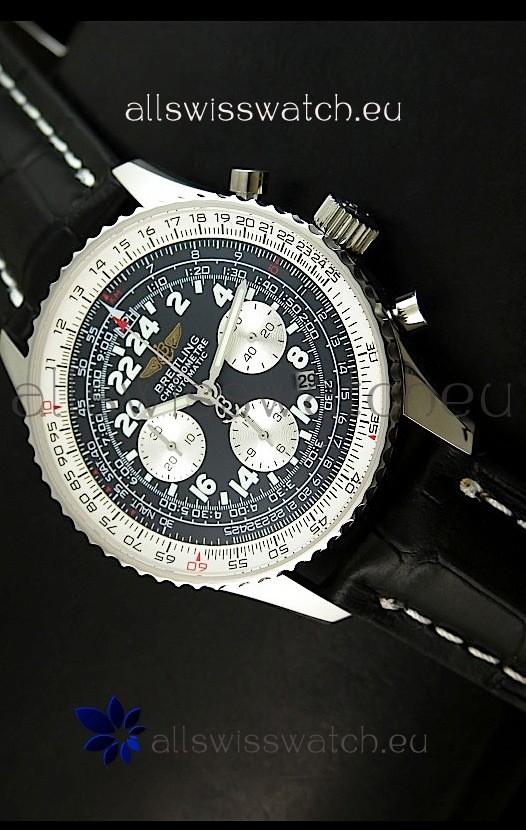 IMG_9085 Breitling Navitimer Cosmonautein Black Dial - MIRROR Replica 2