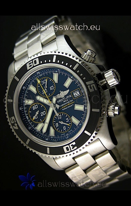 IMG_9085 Breitling SuperOcean Abyss Chronograph - 1:1 Mirror - 44MM Yellow Replica 2