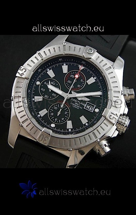 IMG_9085 Breitling Super Avenger in Black Dial - Ultimate Mirror Replica 2