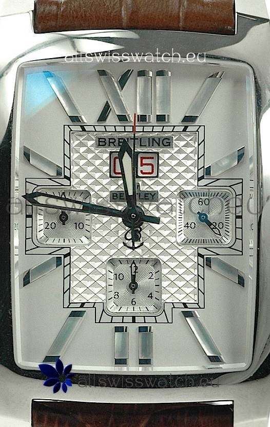IMG_9085 Breitling For Bentley Flying B Chronograph Watch in Brown Strap Replica 2