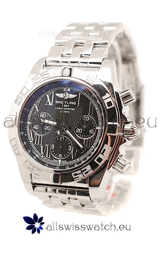 IMG_9085 Breitling Chronograph Chronometrein Black Dial Replica 2