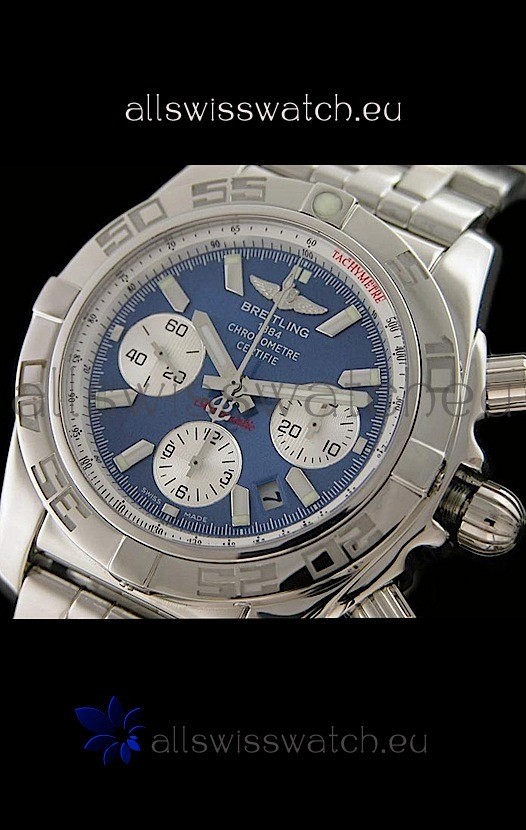 IMG_9085 Breitling Chronomat B01in Blue Dial Replica 2