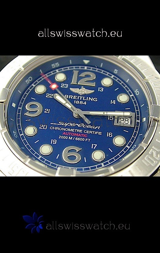 Breitling Superocean Steelfishin Blue Dial Replica 2