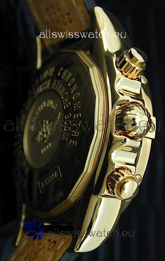 IMG_9085 Breitling Evolutionin Gold Case Blue Dial Replica 2