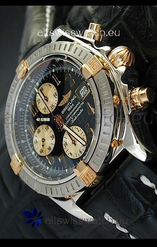 IMG_9085 Breitling Windriderin Black Dial Steel Case Replica 2
