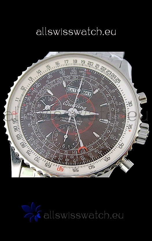 IMG_9085 Breitling Navitimer Worldin Brown Dial Replica 2