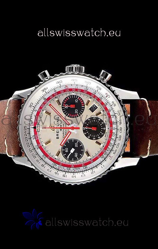 IMG_9085 Breitling Navitimer 1 B01 Chronograph TWA Edition 43MM - 904L 1:1 Mirror Replica 2