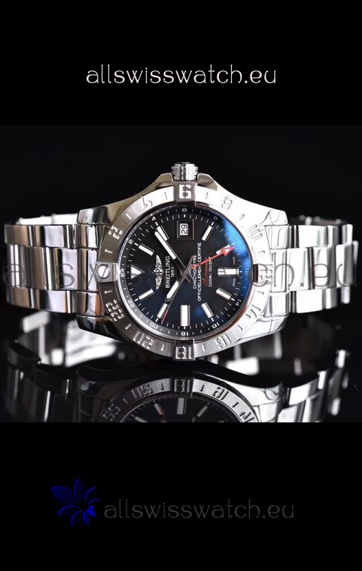 IMG_9085 Breitling Avenger II Steel GMT1:1 Ultimate Replica 2