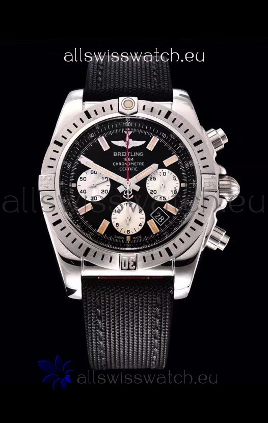 IMG_9085 Breitling Chronomat Airbone 1:1 Mirror in Black Dial Replica 2