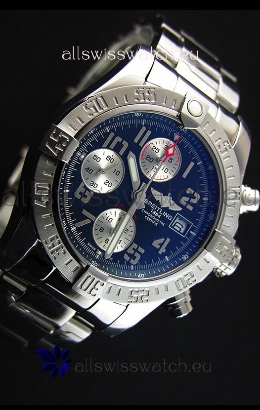 IMG_9085 Breitling Skyland Avenger ChronographBlack Dial 1:1 Mirror Replica 2