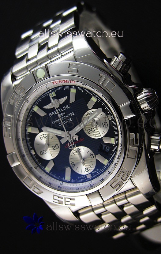 IMG_9085 Breitling Chronomat B01 Black Dial1:1 Mirror Edition Replica 2
