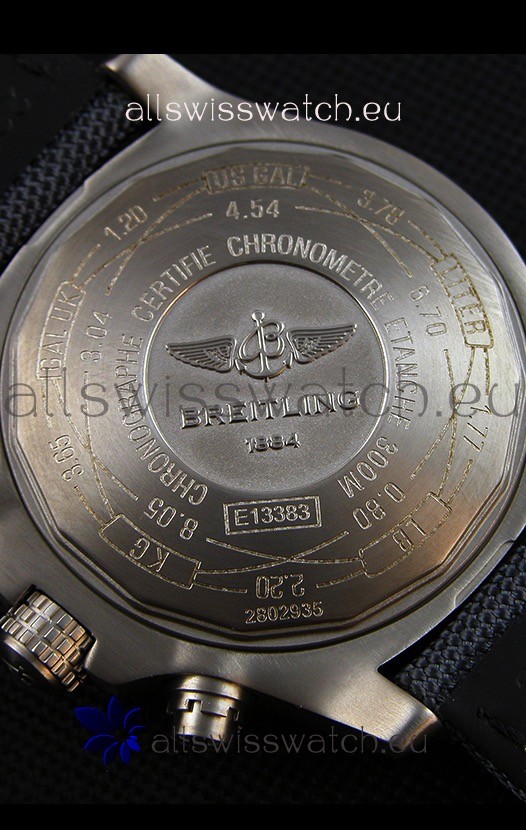 IMG_9085 Breitling Avenger Titanium CaseCarbon Dial 1:1 Mirror Replica 2