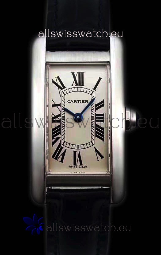 IMG_9085 Cartier Tank Americaine Ladies Quartz 1:1 Mirror Replica 2