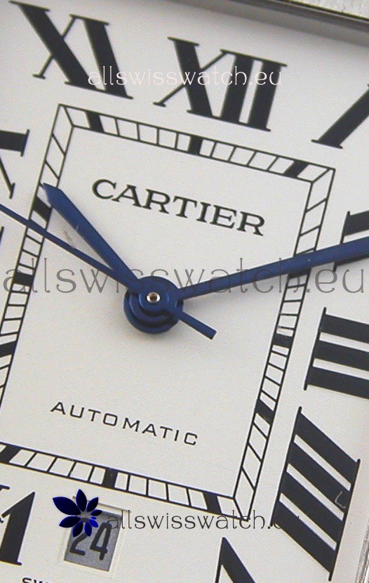IMG_9085 Cartier Tank Solo Automatic in Leather Strap 31MM Wide Replica 2