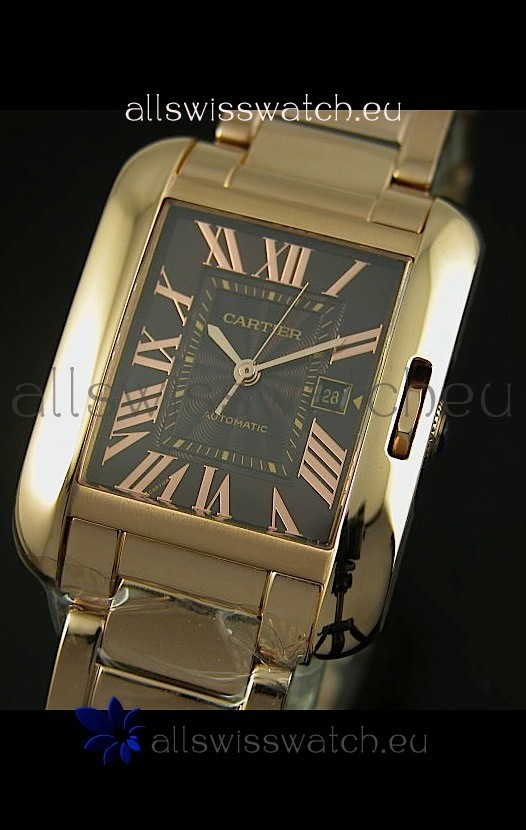 IMG_9085 Cartier Tank Anglaise Mid Sized Pink Gold - 1:1 Mirror Replica 2