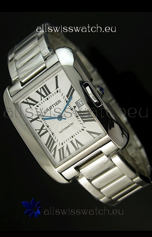 IMG_9085 Cartier Tankin Stainless Steel Case Replica 2