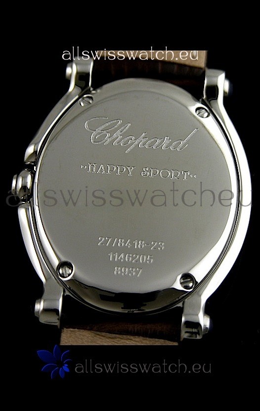 IMG_9085 Chopard Happy Sportin Brown Strap Replica 2